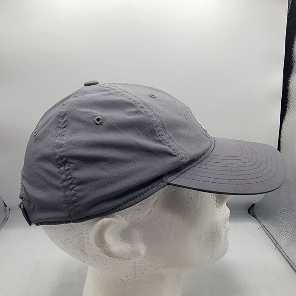 Adidas Adults Gray Athletic Hat Cap Adjustable Lightweight Comfort Outdoors - Picture 4 of 11